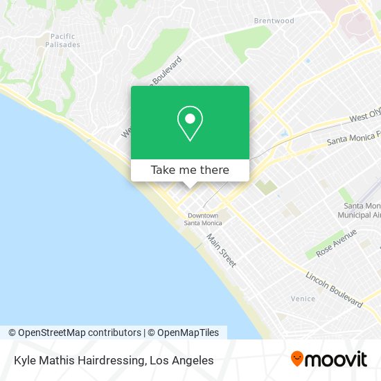 Kyle Mathis Hairdressing map