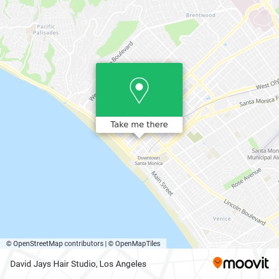 Mapa de David Jays Hair Studio