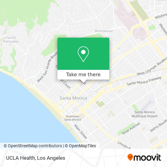 UCLA Health map