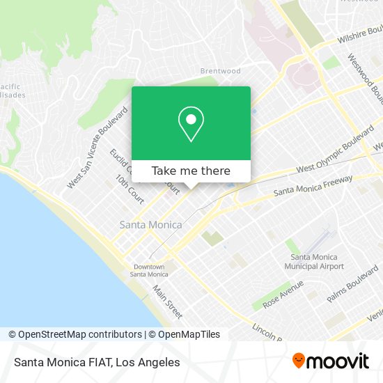 Mapa de Santa Monica FIAT