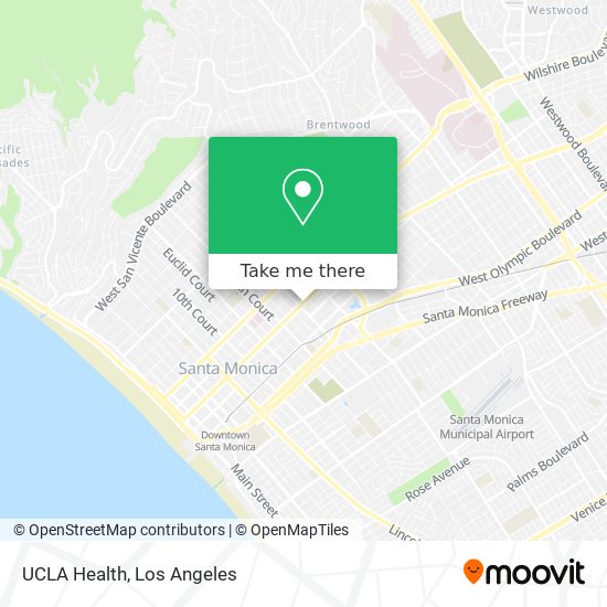 Mapa de UCLA Health