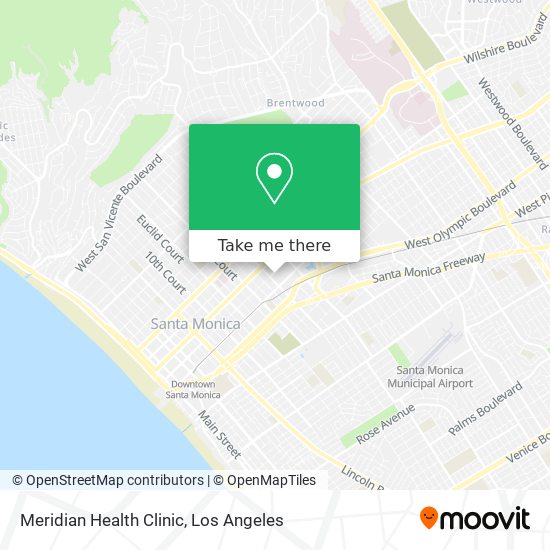 Meridian Health Clinic map