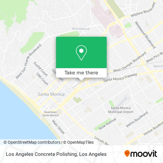 Los Angeles Concrete Polishing map