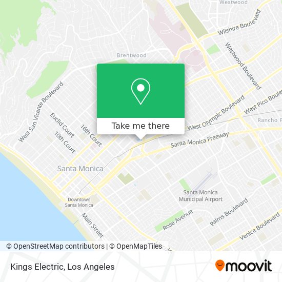 Kings Electric map