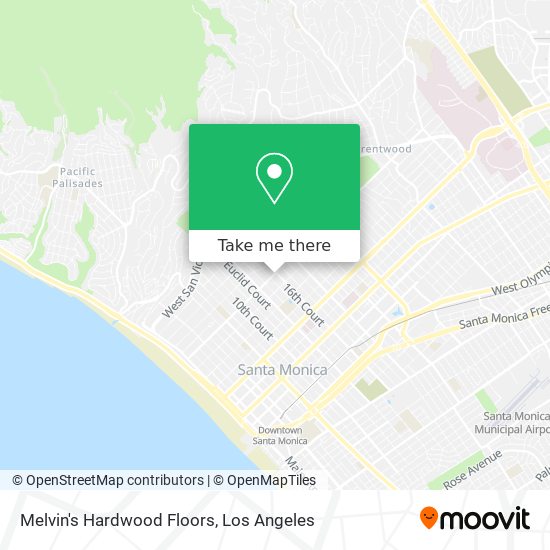 Melvin's Hardwood Floors map