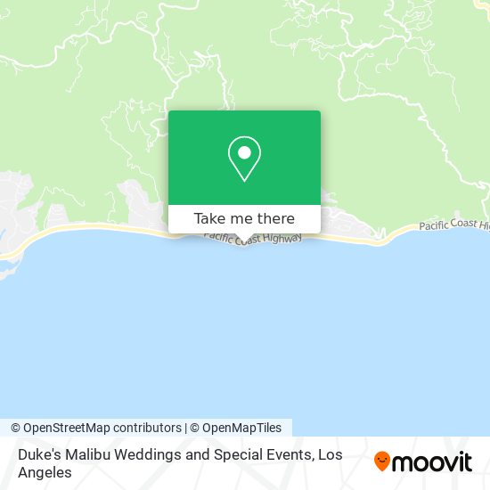 Mapa de Duke's Malibu Weddings and Special Events