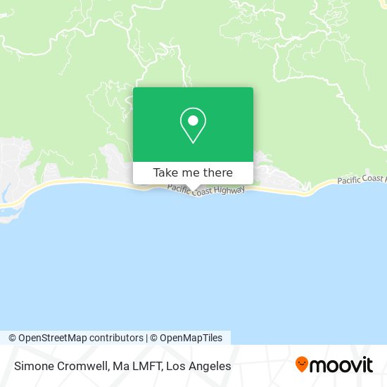 Mapa de Simone Cromwell, Ma LMFT