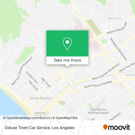 Deluxe Town Car Service map