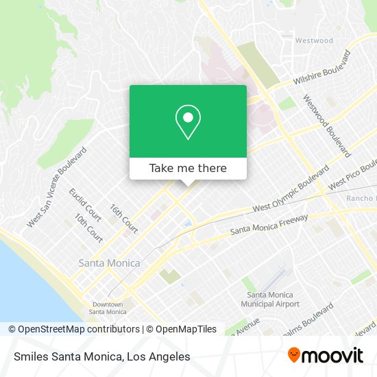 Mapa de Smiles Santa Monica