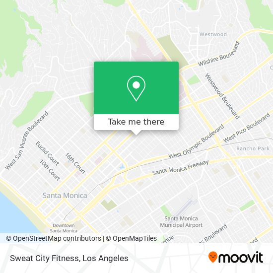 Mapa de Sweat City Fitness