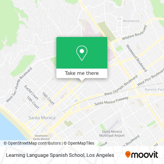 Learning Language Spanish School map