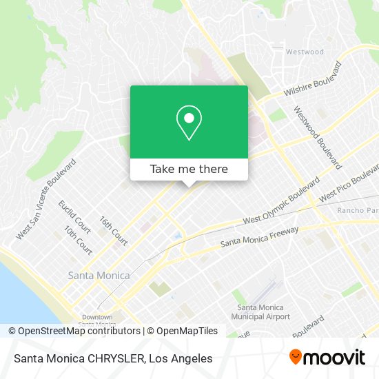 Santa Monica CHRYSLER map