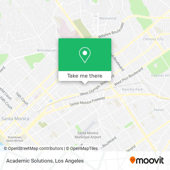 Academic Solutions map