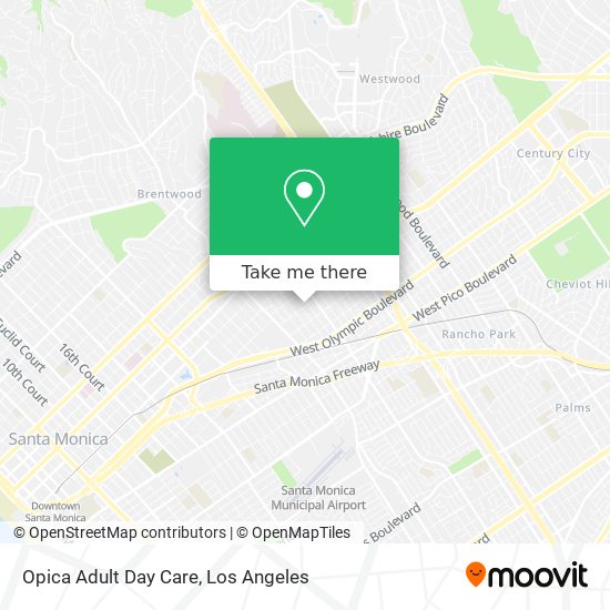 Opica Adult Day Care map