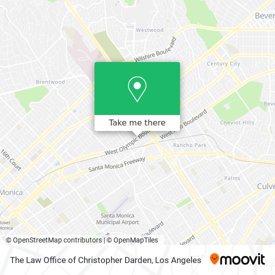 Mapa de The Law Office of Christopher Darden
