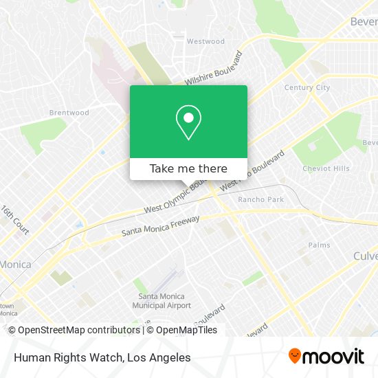 Human Rights Watch map