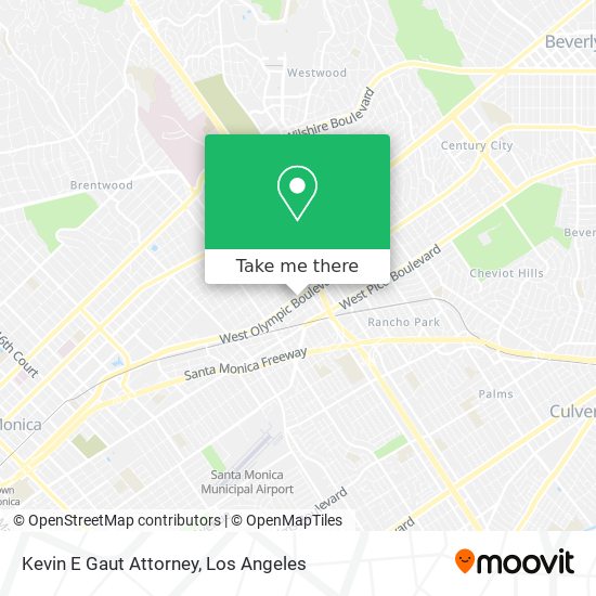 Kevin E Gaut Attorney map