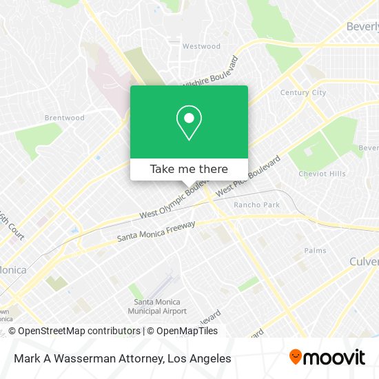 Mark A Wasserman Attorney map