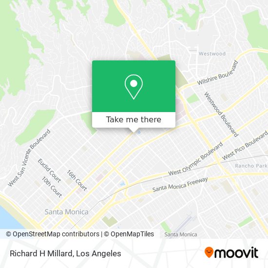 Richard H Millard map