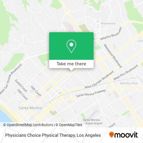 Mapa de Physicians Choice Physical Therapy