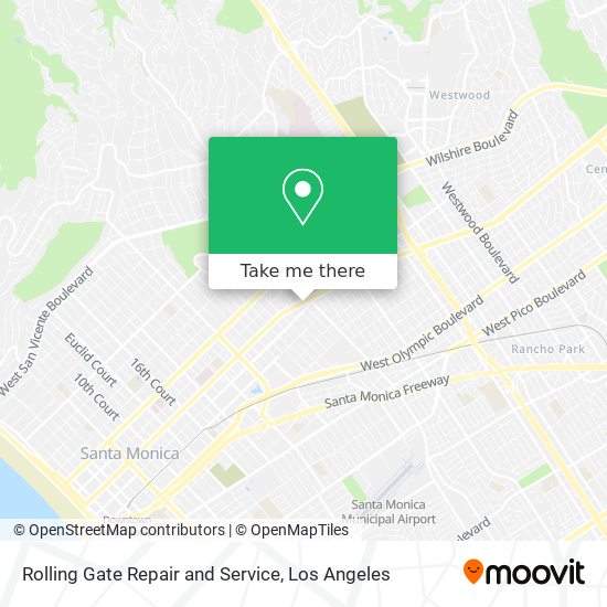 Rolling Gate Repair and Service map