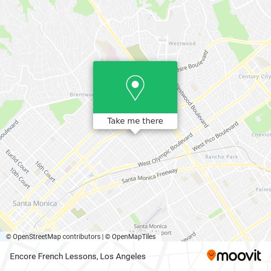 Mapa de Encore French Lessons