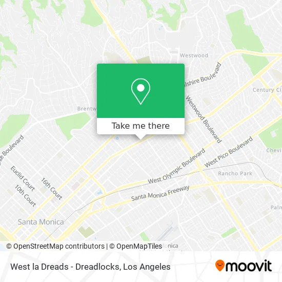 West la Dreads - Dreadlocks map