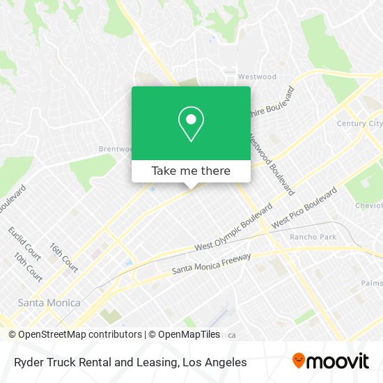 Ryder Truck Rental and Leasing map