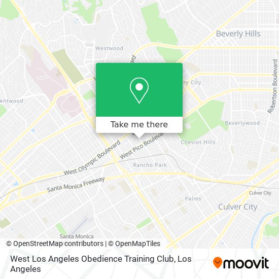 Mapa de West Los Angeles Obedience Training Club