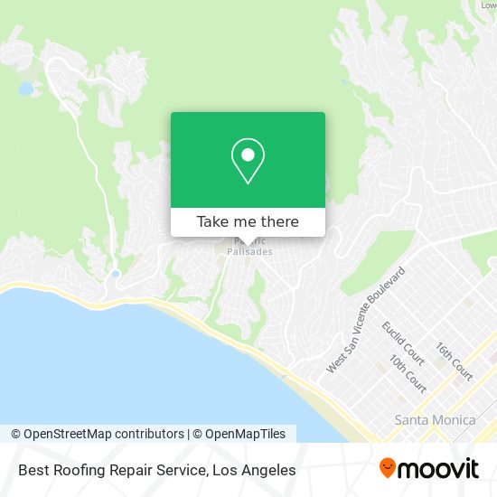 Mapa de Best Roofing Repair Service
