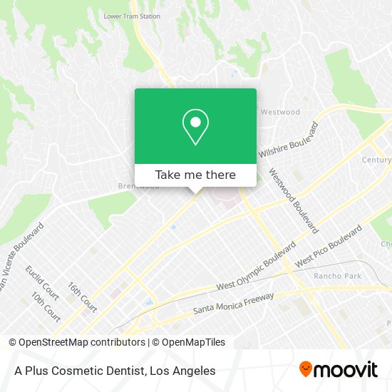 A Plus Cosmetic Dentist map