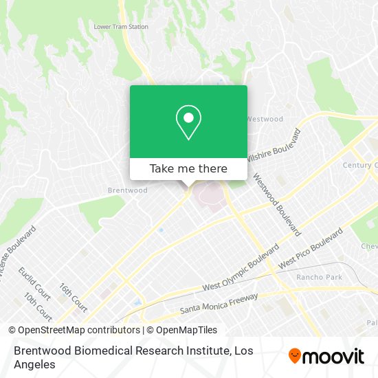 Mapa de Brentwood Biomedical Research Institute