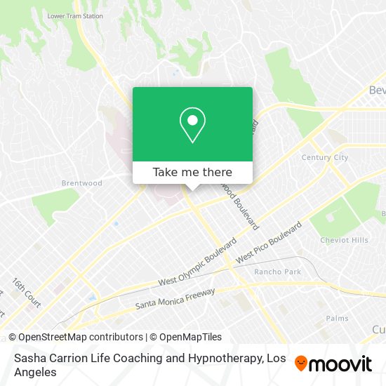 Mapa de Sasha Carrion Life Coaching and Hypnotherapy