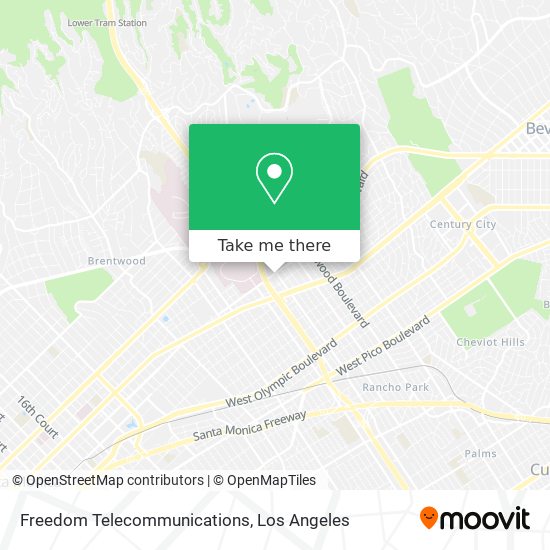 Mapa de Freedom Telecommunications