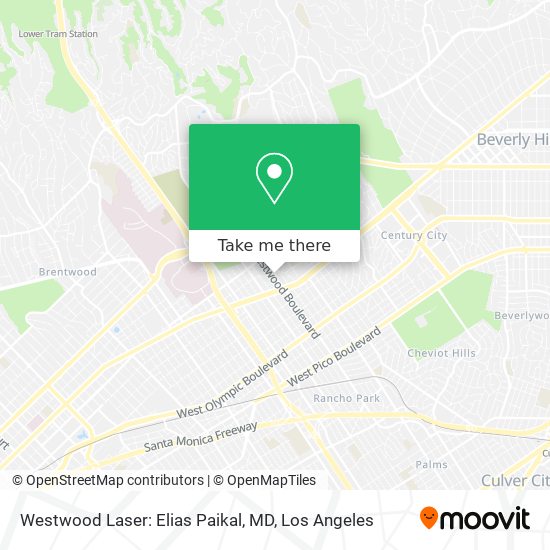 Westwood Laser: Elias Paikal, MD map