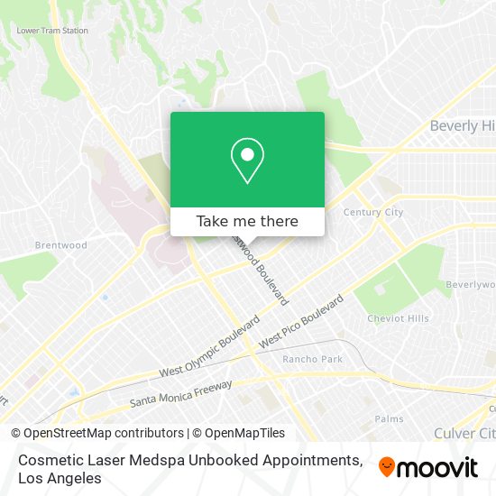 Mapa de Cosmetic Laser Medspa Unbooked Appointments