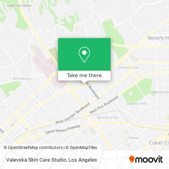 Mapa de Valevska Skin Care Studio