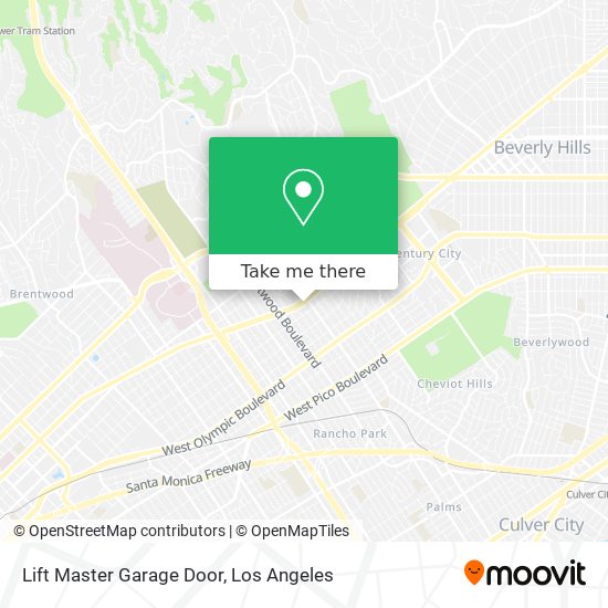 Mapa de Lift Master Garage Door