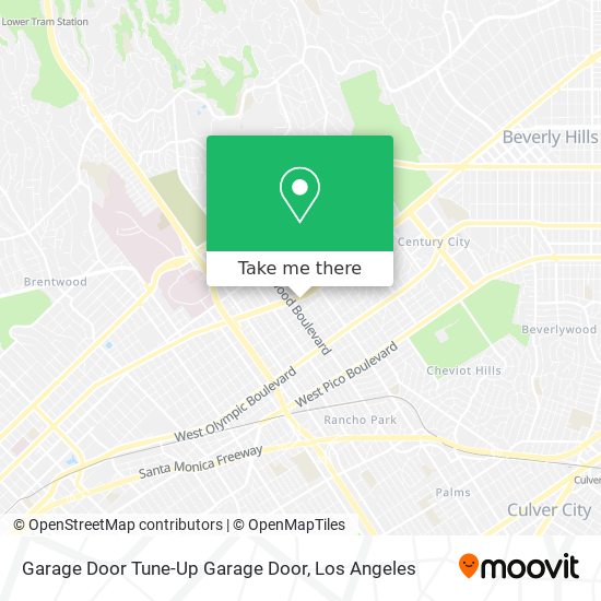 Garage Door Tune-Up Garage Door map