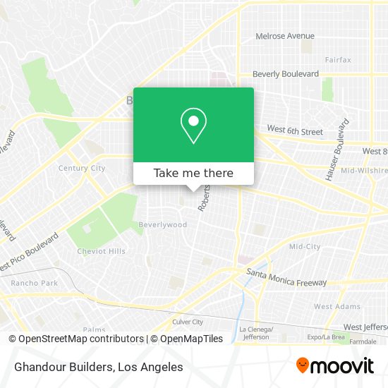 Ghandour Builders map