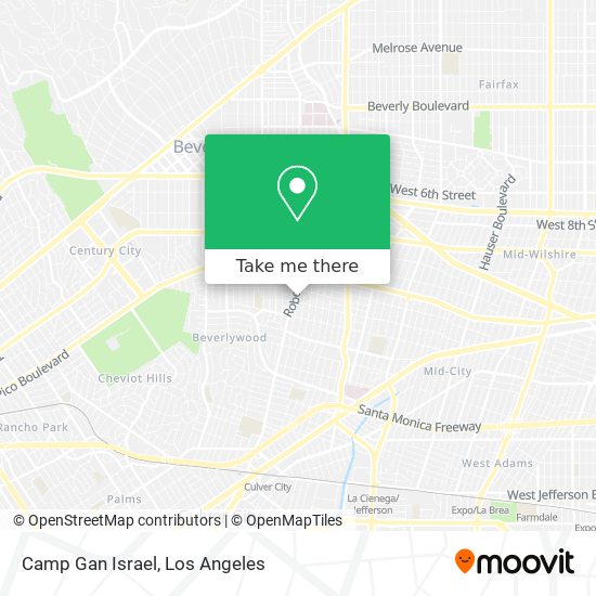 Camp Gan Israel map