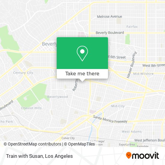 Mapa de Train with Susan