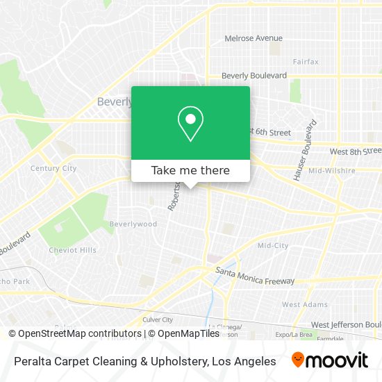 Mapa de Peralta Carpet Cleaning & Upholstery