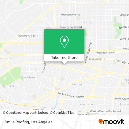 Smile Roofing map