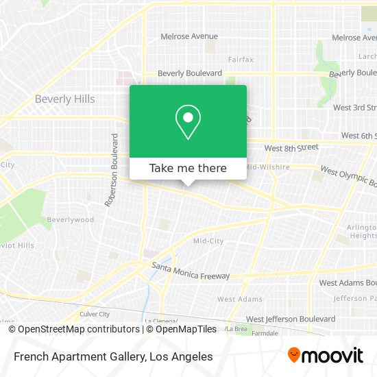 French Apartment Gallery map