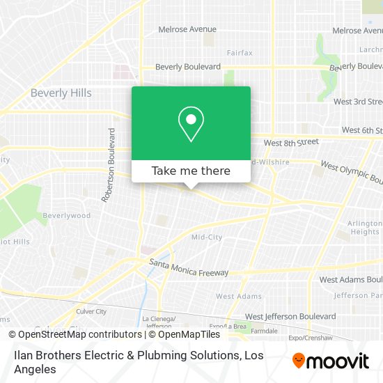 Mapa de Ilan Brothers Electric & Plubming Solutions