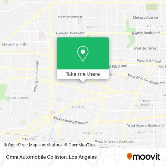 Omni Automobile Collision map