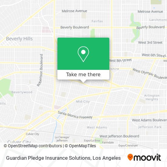 Guardian Pledge Insurance Solutions map