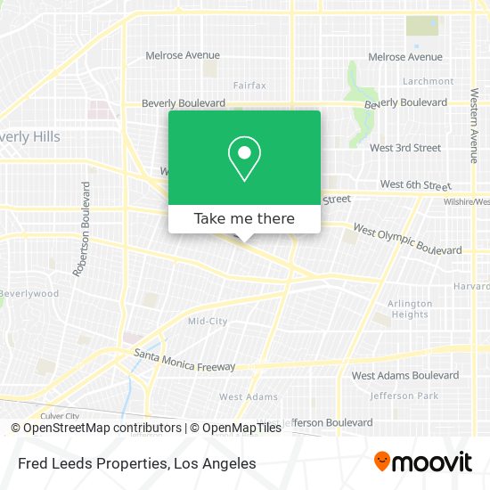 Fred Leeds Properties map