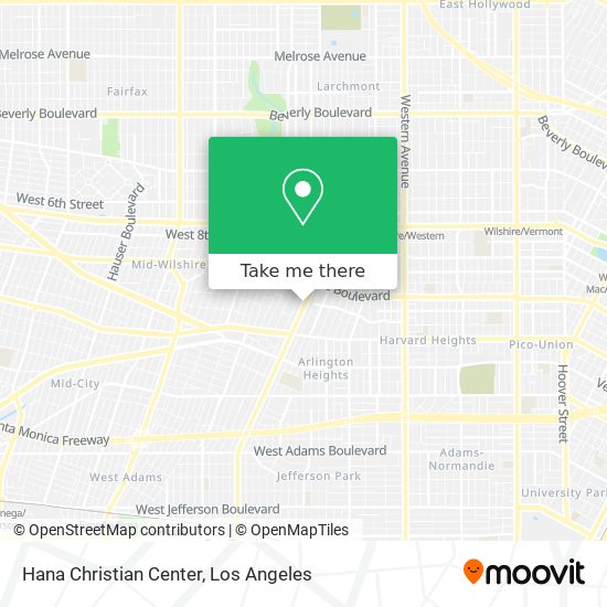 Hana Christian Center map